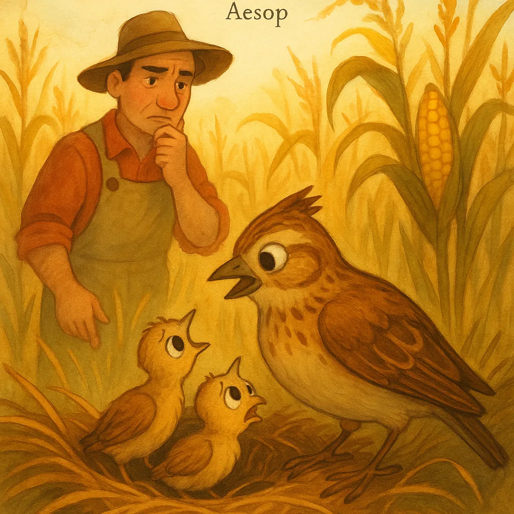 The Lark and the Farmer
