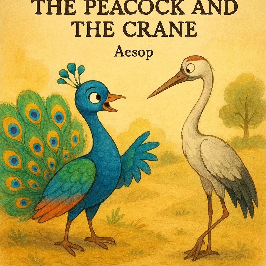 The Peacock and the Crane