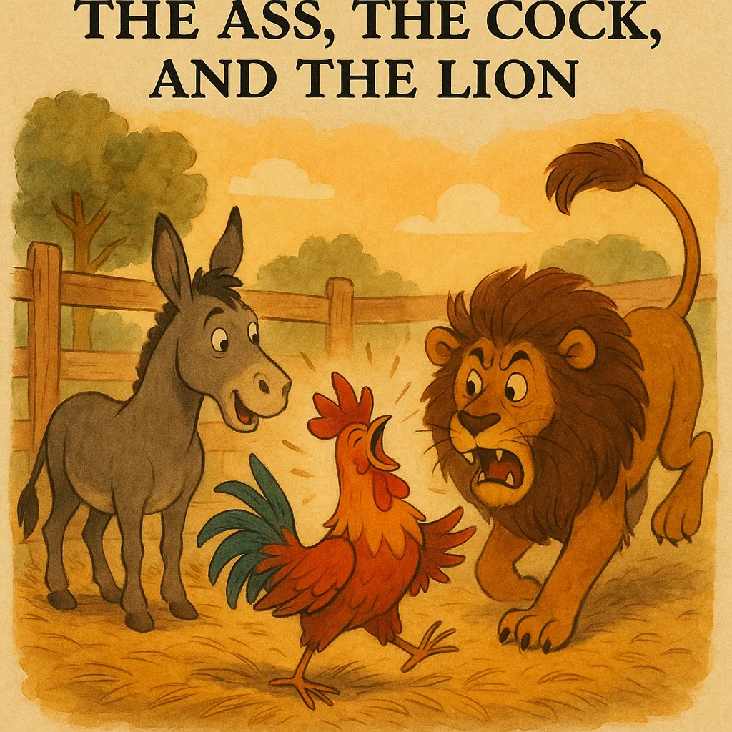 The Ass, the Cock, and the Lion