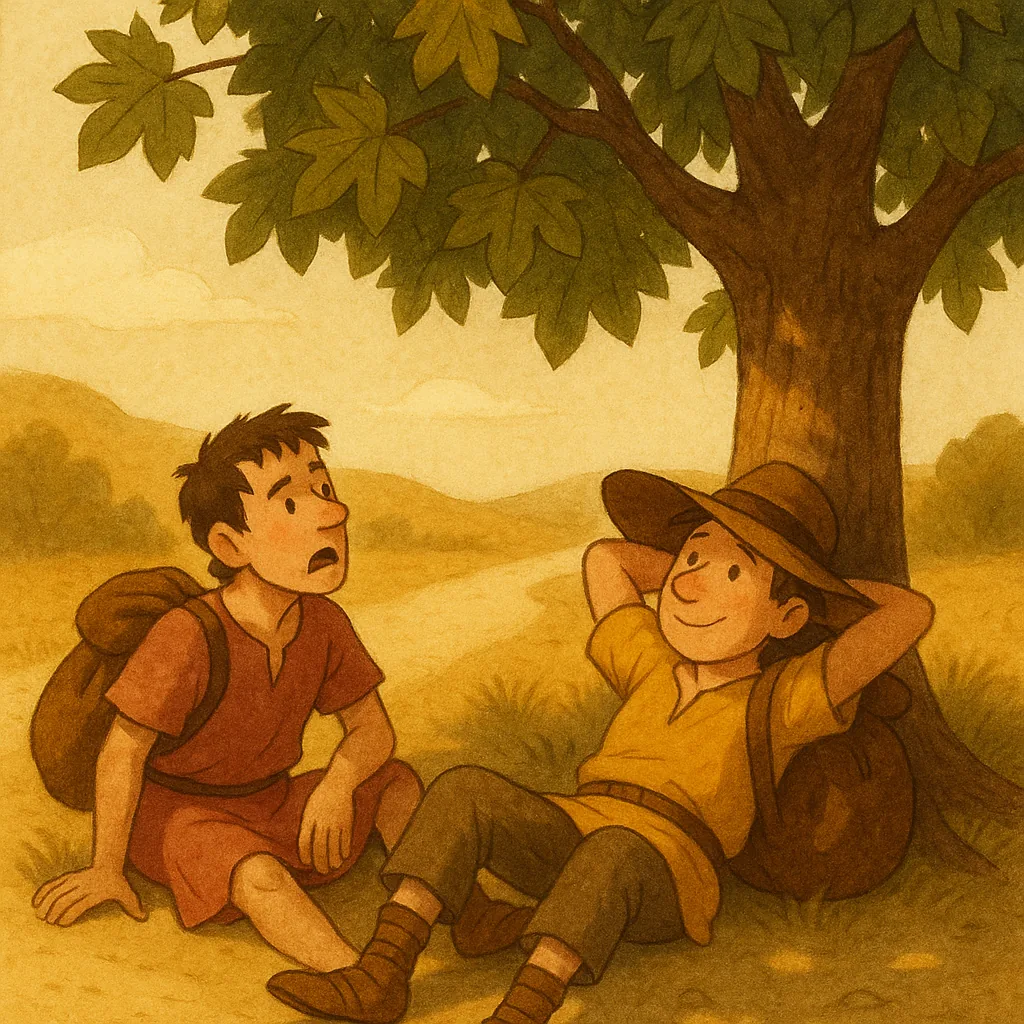The Travellers and the Plane-Tree