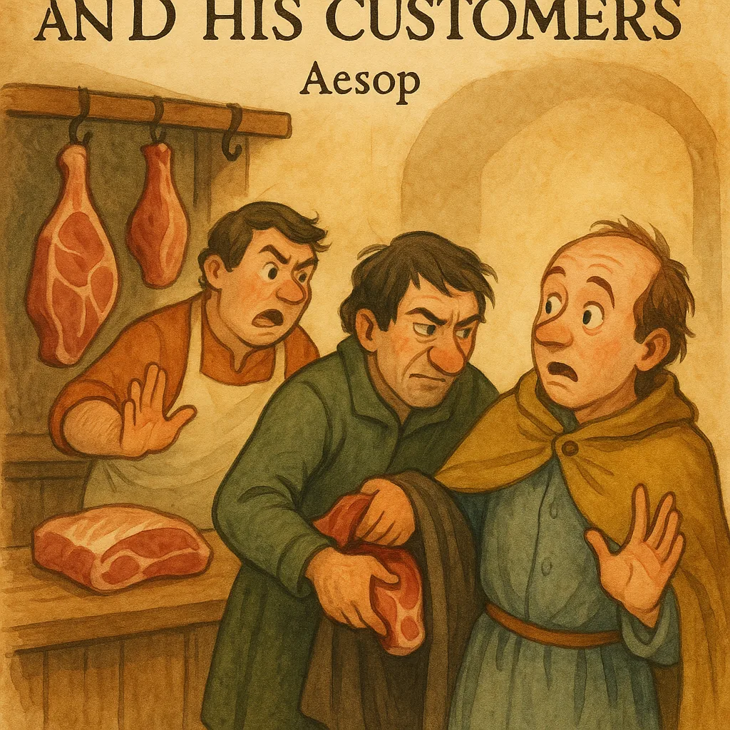 The Butcher and His Customers