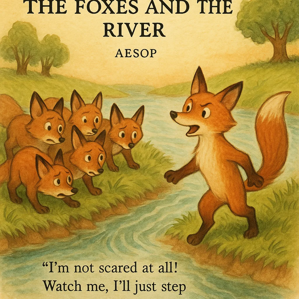 The Foxes and the River