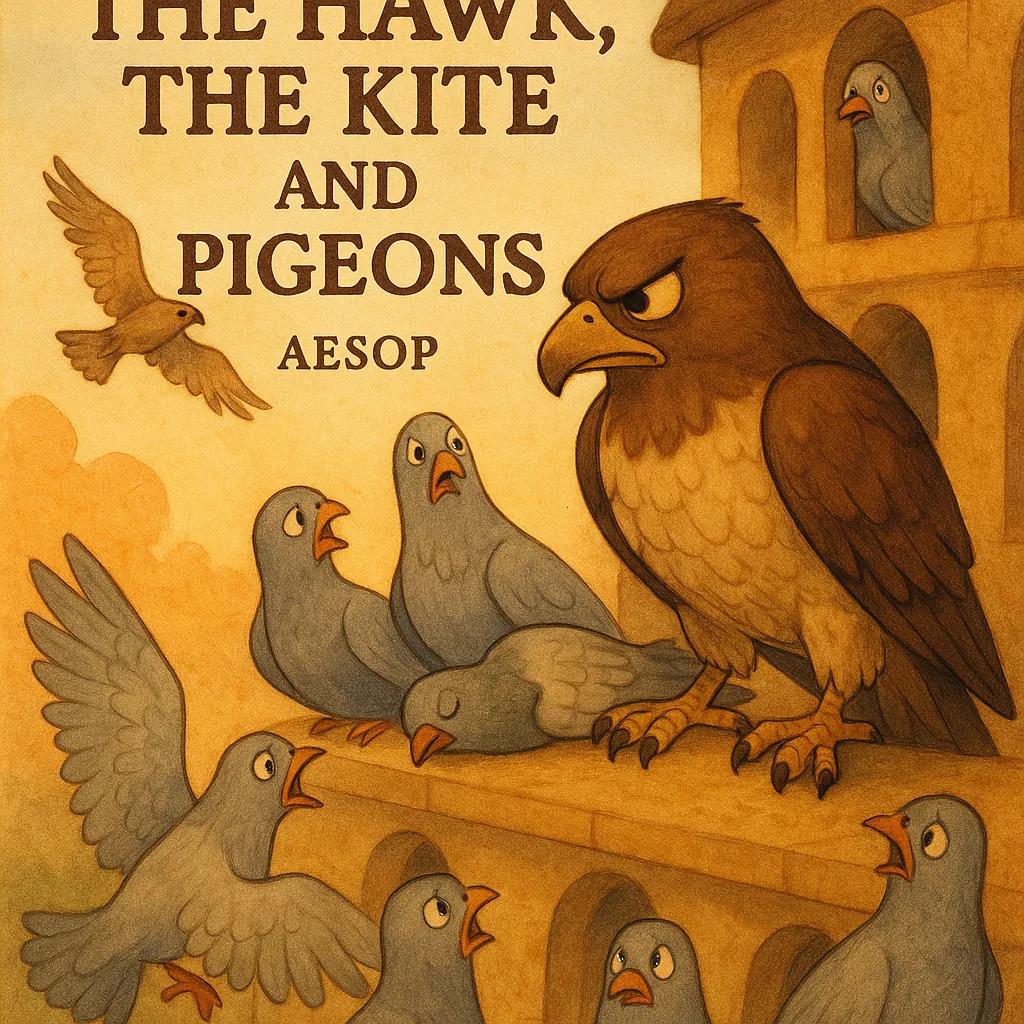 The Hawk, the Kite, and the Pigeons