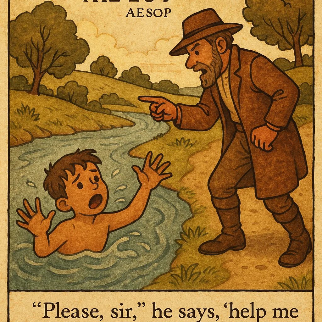 The Boy Bathing
