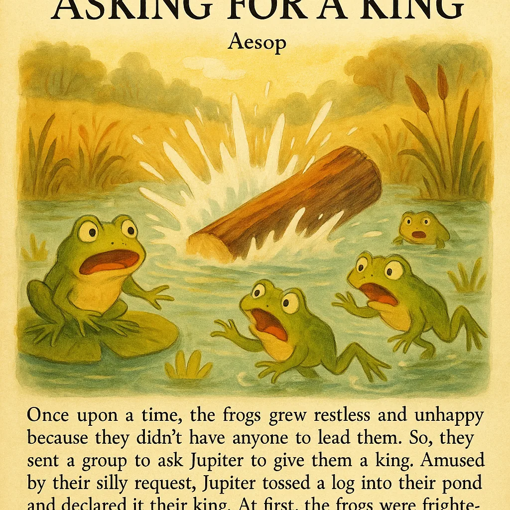 The Frogs Asking for a King