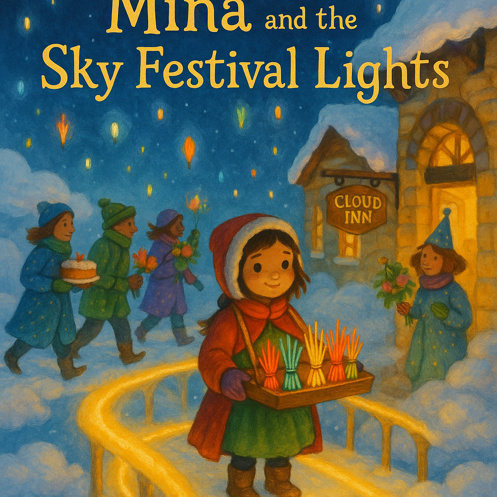 Mina and the Sky Festival Lights