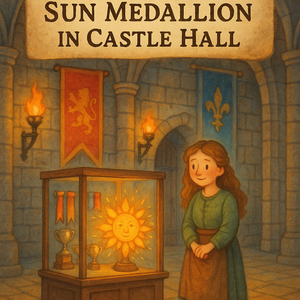 The Brightest Sun Medallion in Castle Hall